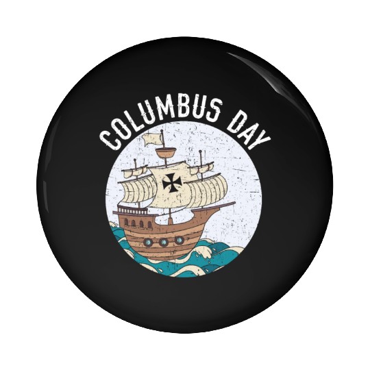 Columbus Day Christopher Columbus Italian American Pin Buttons