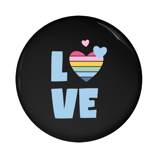 Lgbtq Gay Pride Month Rainbow Love Is Love Pin Buttons