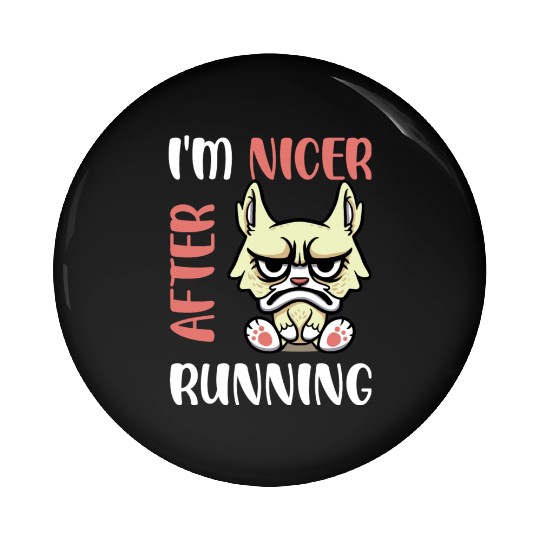 I'm Nicer After Running Pin Buttons