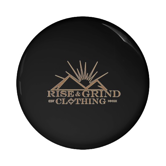 ABOVE THE MOUNTAINS RISE & GRIND CLOTHING CON LOGO Pin Buttons