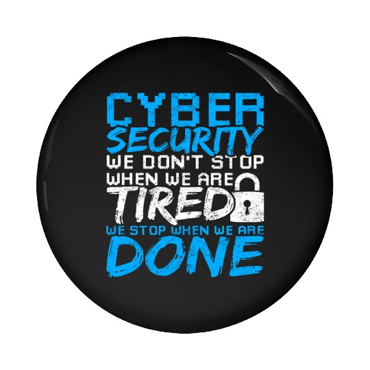 Cyber Security Specialist Funny Hacker Pin Buttons