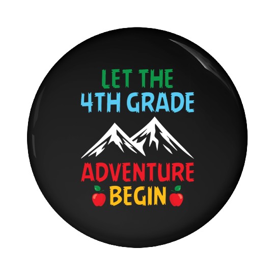 4th Grade Teacher Pin Buttons