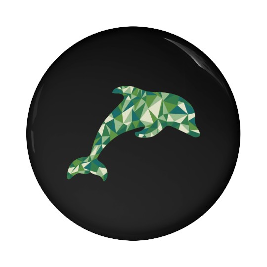 the dolphin green Pin Buttons