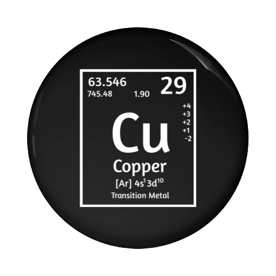 copper Element Pin Buttons