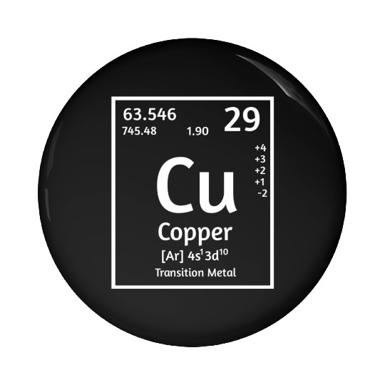 copper Element Pin Buttons