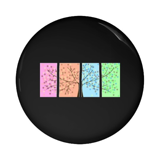 Four Seasons Pin Buttons