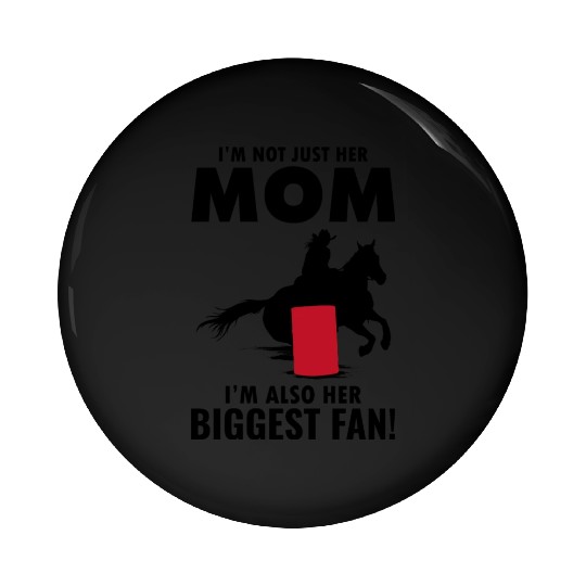 Barrel Racer Racing Horse Riding Mom Mothers day Pin Buttons
