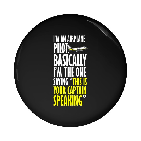 Pilot Pilot Glider Pilot Freedom Pin Buttons