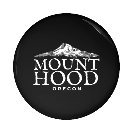 Mount Hood Oregon Mountain Pin Buttons