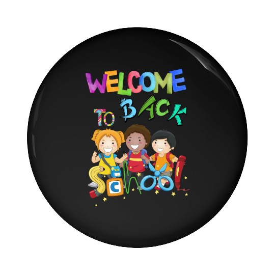 Welcome back to school Pin Buttons