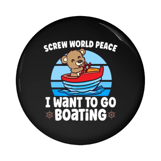 Sailing Sailboat Boating Kid Child Yacht Boat Pin Buttons