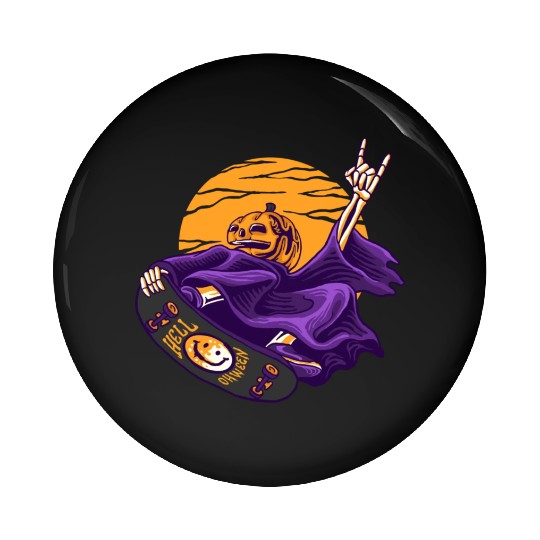 GRIM REAPER SKATEBOARD Pin Buttons