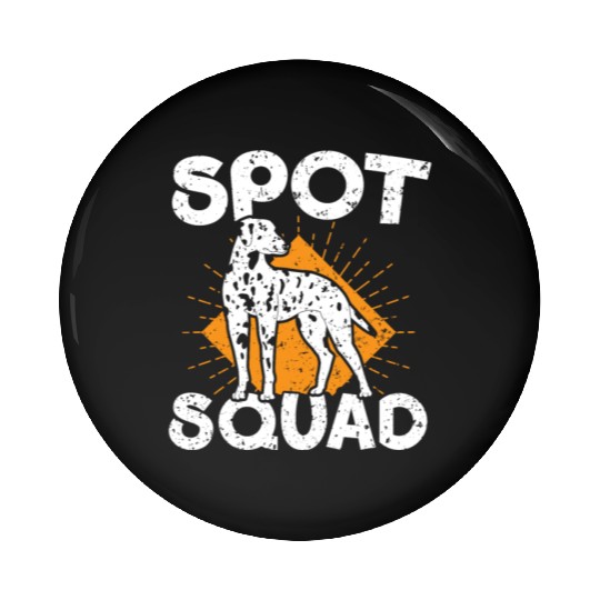 Spot Squad Paw Love Puppy Breeder Dalmatian Dog Pin Buttons