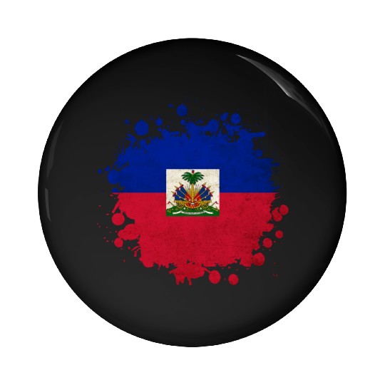 Haiti flags blob Pin Buttons