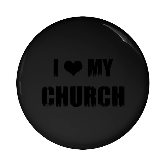 Christianity Gift I Love My Church Christian Pin Buttons