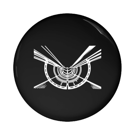 Geometric Lines Hull Circle View Pin Buttons