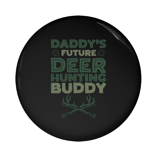 Buck Deer Hunting Hunter Kid Pin Buttons