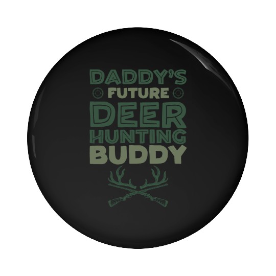 Buck Deer Hunting Hunter Kid Pin Buttons