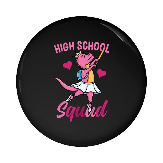 High School Squad Ballet Back To School Girls Pin Buttons