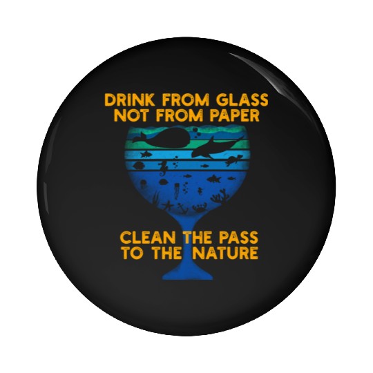 Save the Ocean Pin Buttons