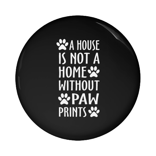 Paw prints Pin Buttons