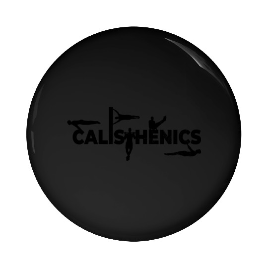 Calisthenics Street Body Workout 2 Pin Buttons