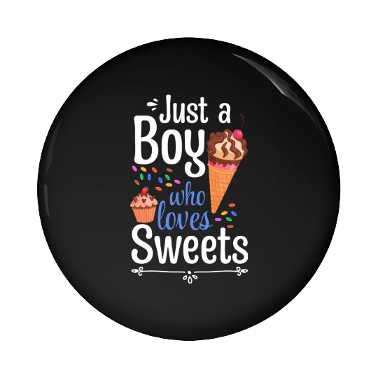 Chocolate Sugar Dessert Pin Buttons
