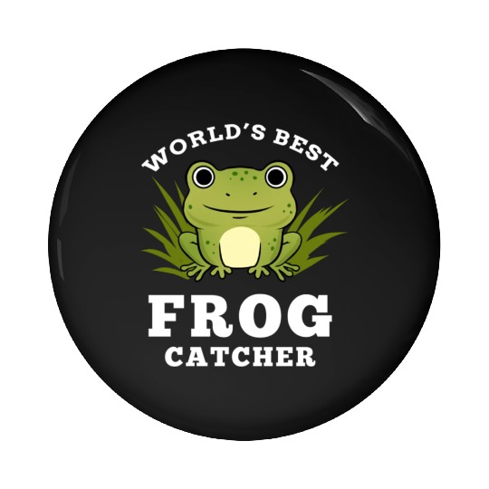 World s Best Frog Catcher For Herpetologist New Pin Buttons