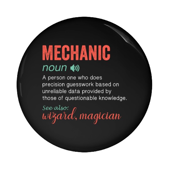 Noun Definition Nutrition for a Mechanic Pin Buttons