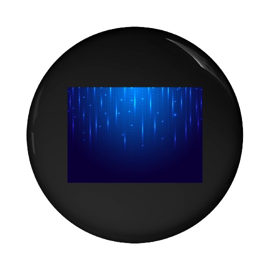 Navy Blue Glowing Neon Dots Pin Buttons