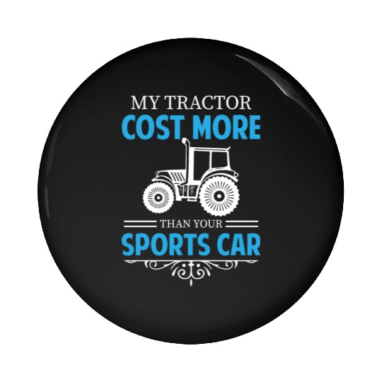 Farmer Tractors Nature Pin Buttons