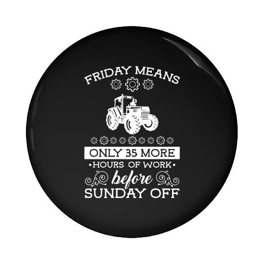 Farmer Farmer Harvest Pin Buttons