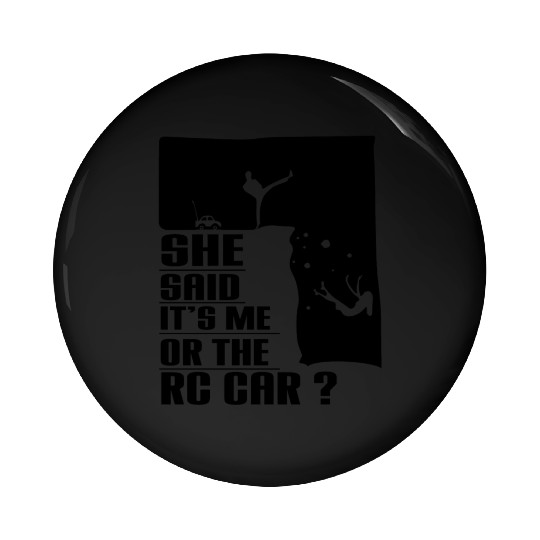 Natural Born RC car Driver Racer Remote Controlled Pin Buttons