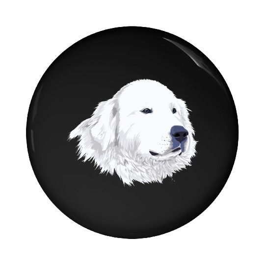 Great Pyrenees Pin Buttons