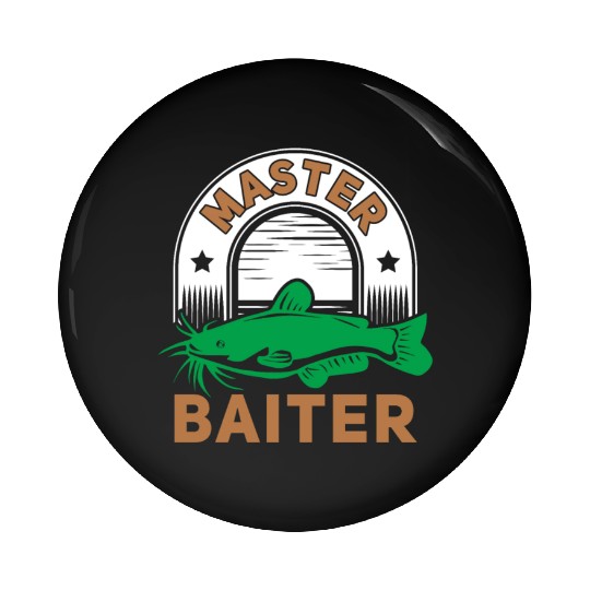 Master Baiter - Wels Catfish Hunter Pin Buttons