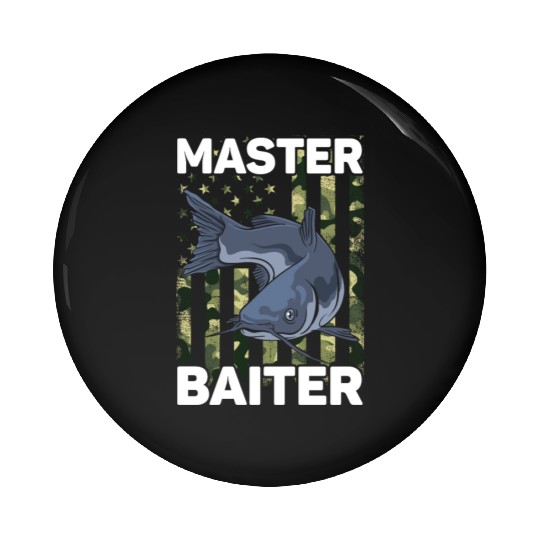 Master Baiter - Wels Catfish Hunter Pin Buttons