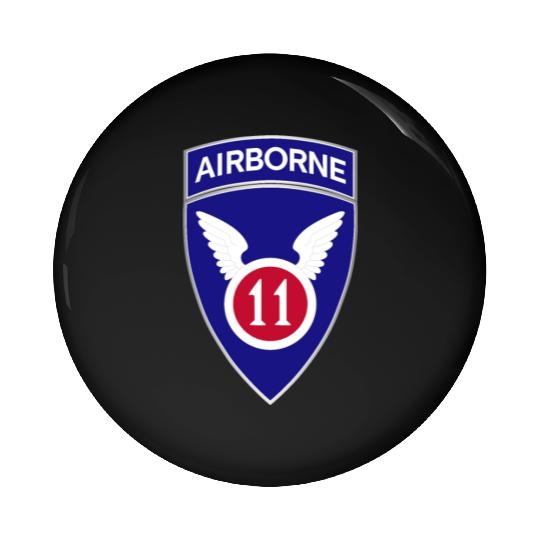 11th Airborne Division DUI wo Txt X 300 Pin Buttons
