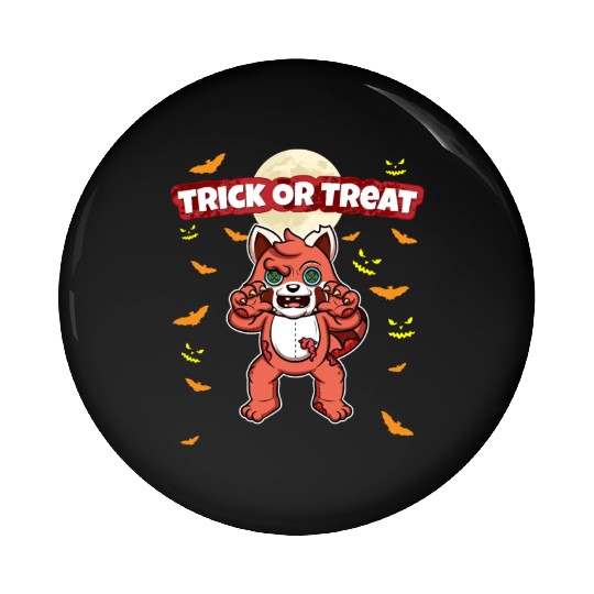 Trick Or Treat Scary Creepy Halloween Monster Pin Buttons