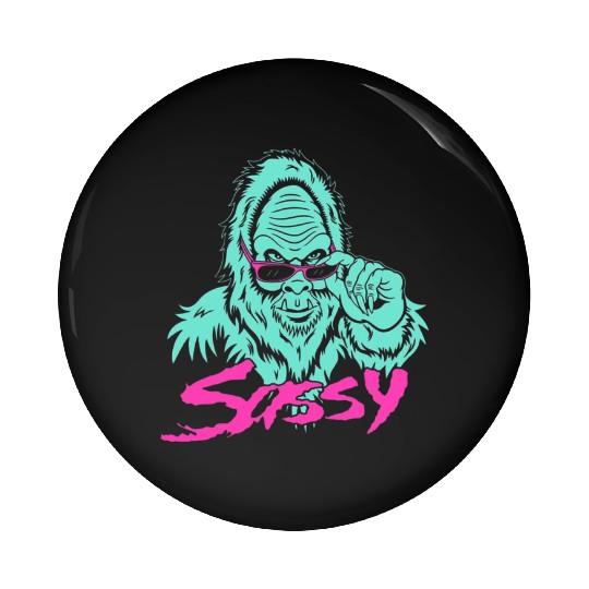 Green Sasquatch Game Pin Buttons