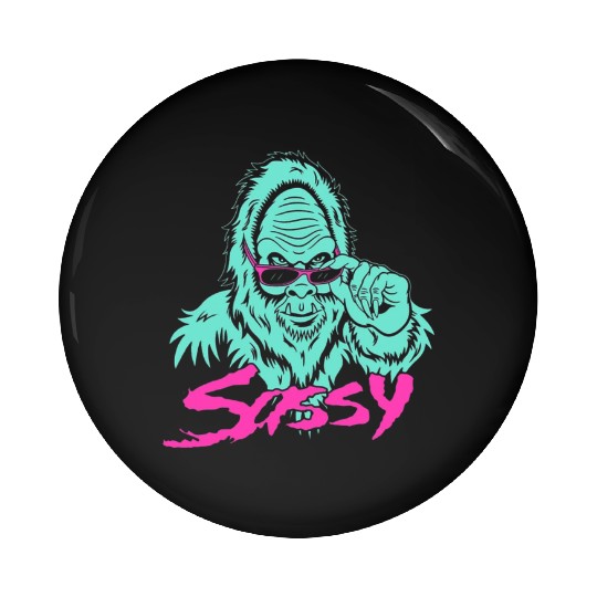 Green Sasquatch Game Pin Buttons