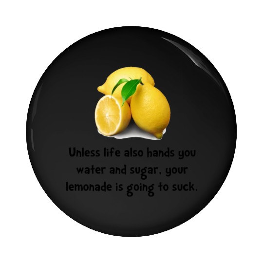 Lemonade Suck Pin Buttons
