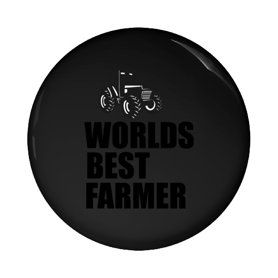 Worlds best farmer Pin Buttons