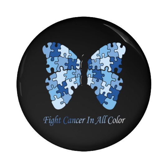 Cancer Sucks In Every Color Fighter Fight Support Pin Buttons