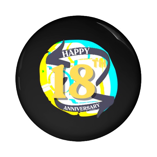 ANNIVERSARY 18 Pin Buttons