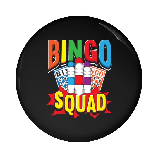 Bingo Squad Pin Buttons