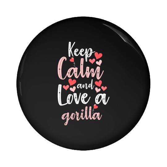 Gorilla Banana Chimpanzee Jungle Pin Buttons