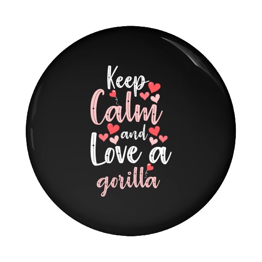 Gorilla Banana Chimpanzee Jungle Pin Buttons