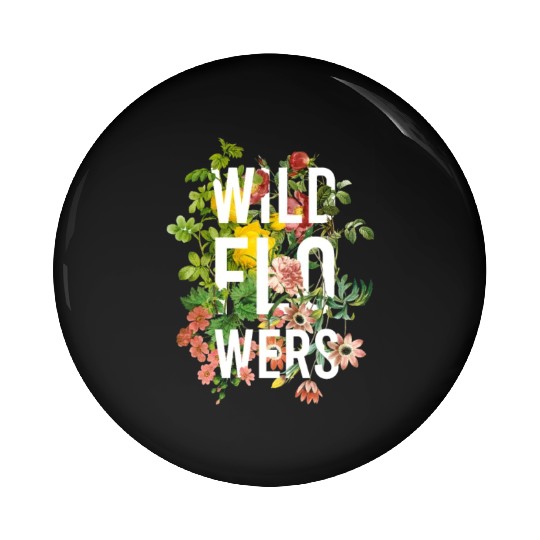 Wildflowers - nature lovers Pin Buttons