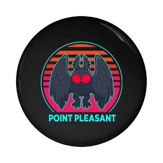 Cryptozoology Folklore Mothman Point Pleasant Pin Buttons