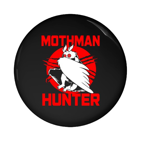 Cryptozoologist Cryptid Folklore Funny Mothman Pin Buttons